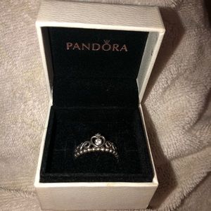 Pandora Princess Tiara Ring (silver)